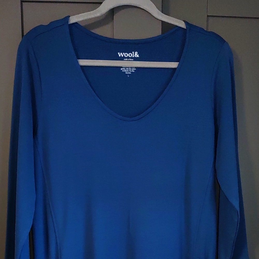 Wool& Blue Long Sleeve Dress